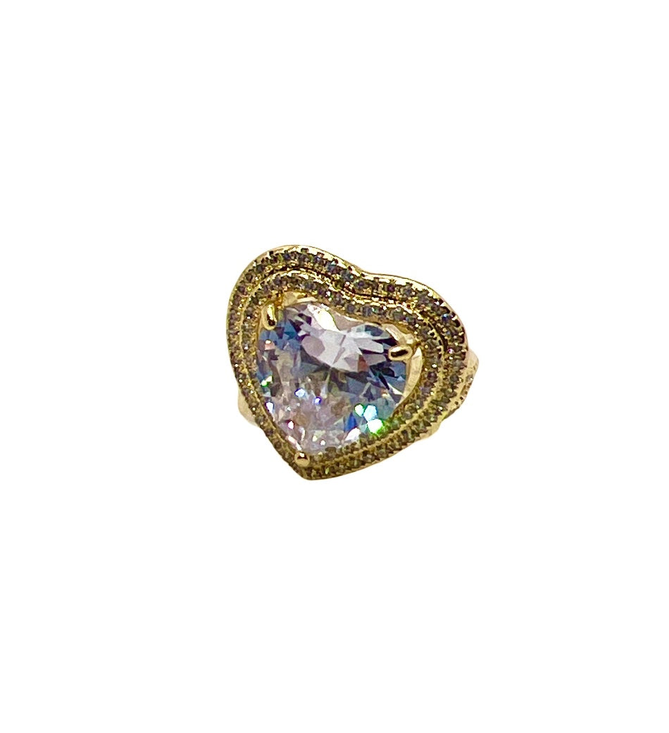 Heart Shape CZ Ring