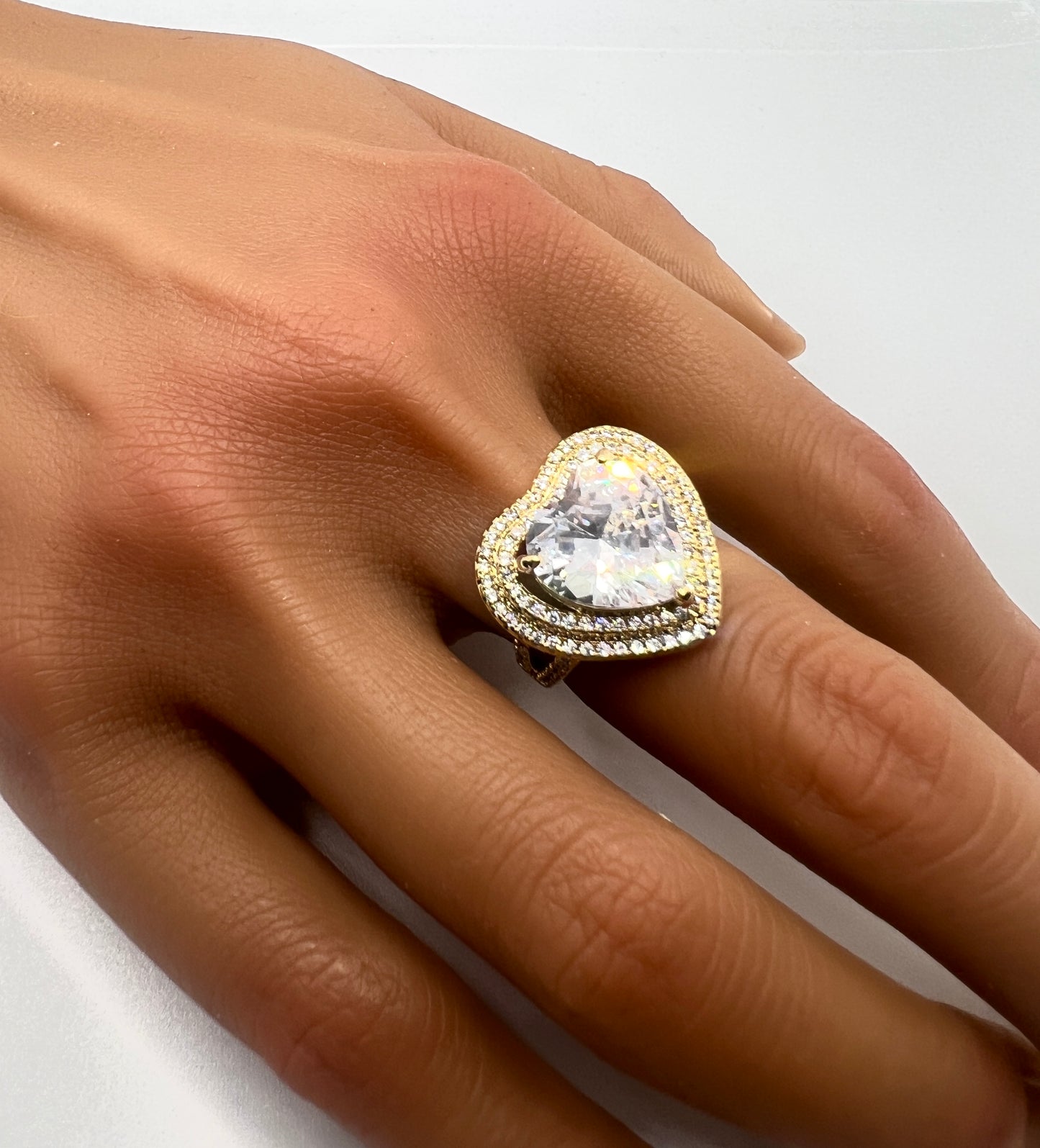 Heart Shape CZ Ring